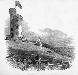 Eröffnung des Mathew und City of London Temperance Tower, bei Mount Patrick, in der Nähe von Cork, 1846